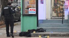A crime scene in Baltimore