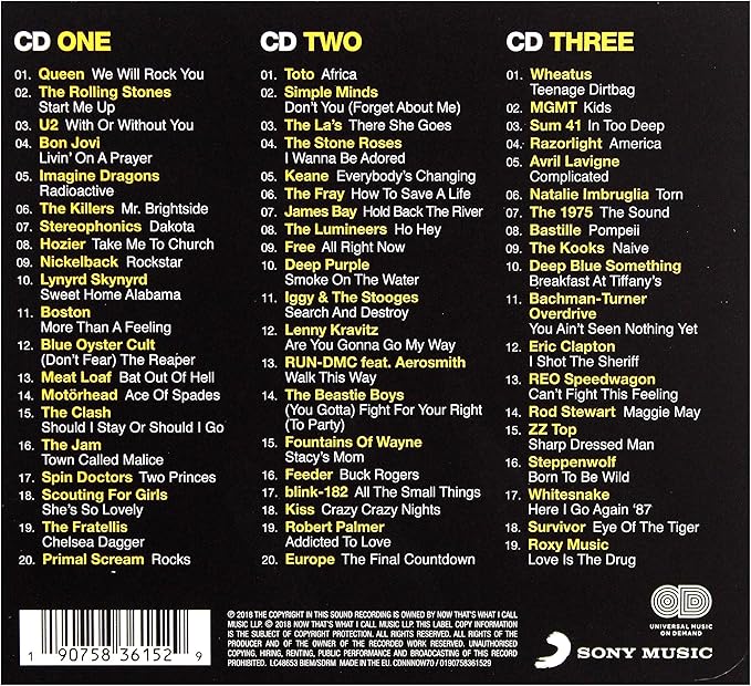 Now That's What I Call Dad Rock CD