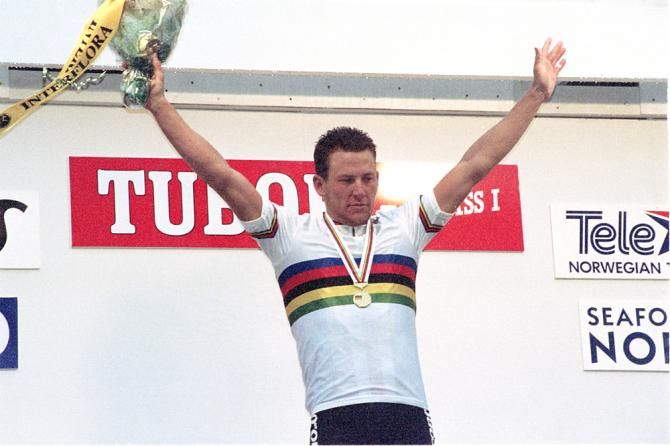 Lance Armstrong became world champion in 1993