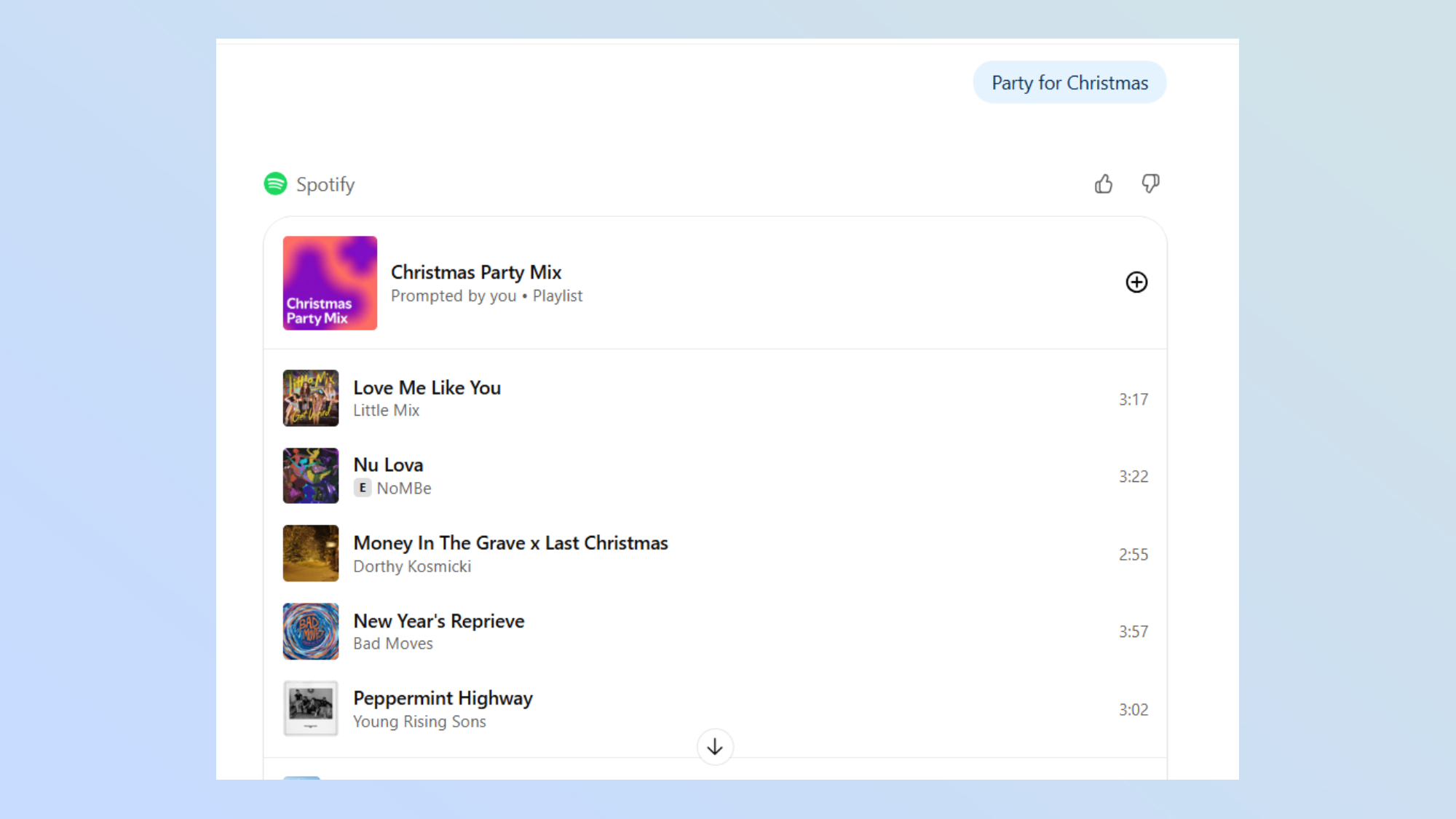 ChatGPT Spotify
