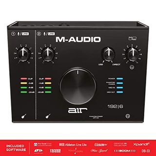 M-Audio AIR 192|6 - 2-In 2-Out USB Audio / MIDI Interface with Recording Software from Pro-Tools & Ableton Live, Plus Studio-Grade FX & Instruments