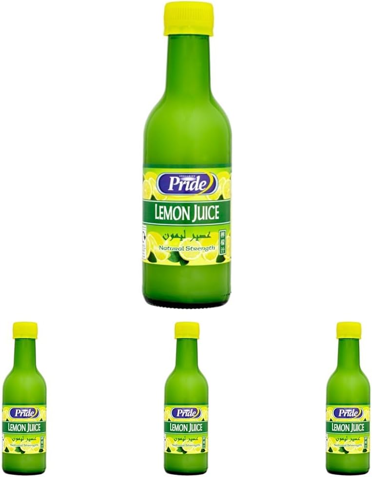Pride Lemon Juice, 250ml (pack of 4)