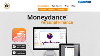 Website screenshot for Moneydance.