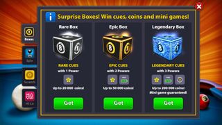 8 Ball Pool Surprise Boxes