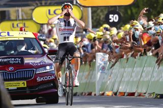 Tour de France 2020 107th Edition 12th stage Chauvigny Sarran km 218 10092020 Marc Hirschi SUI Team Sunweb photo Luca BettiniBettiniPhoto2020