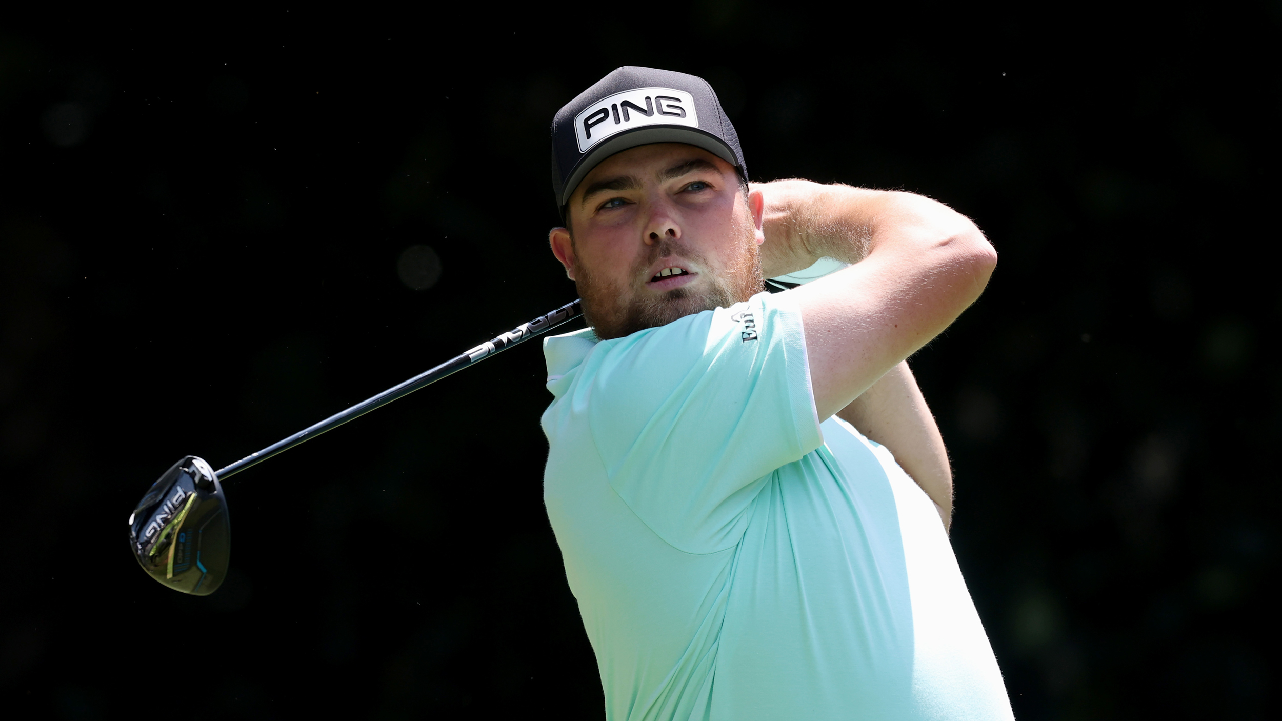 Dan Bradbury hits a drive during the final round of the 2026 Joburg Open