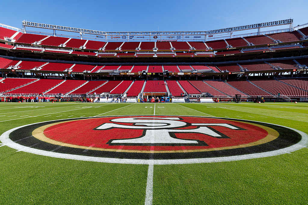 SANTA CLARA, CALIFORNIA - NOVEMBER 9: A general interior view of Levi’s Stadium prior to an NFL football game between the Los Angeles Rams and the San Francisco 49ers at Levi's Stadium on November 09, 2025 in Santa Clara, California. (Photo by Brooke Sutton/Getty Images)