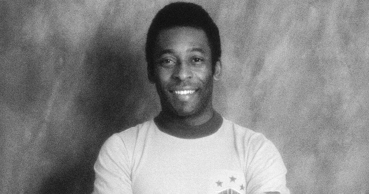 Pele, legend of Brazil and Santos