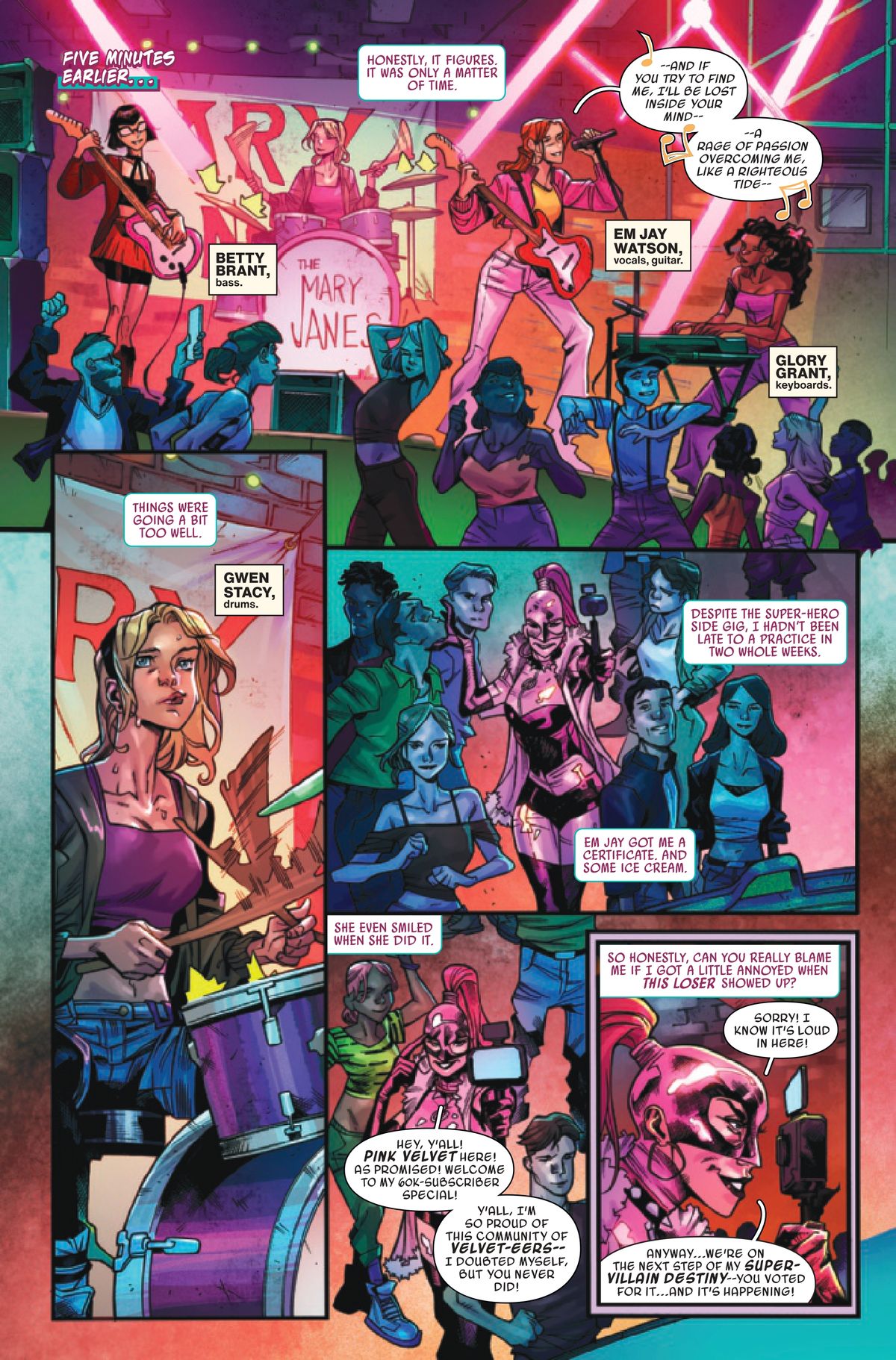 Art from Spider-Gwen: Smash #1
