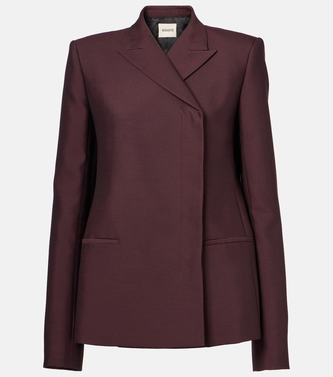 Silvannah Wool and Silk Blazer