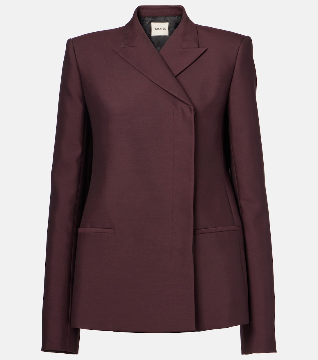 Silvannah Wool and Silk Blazer