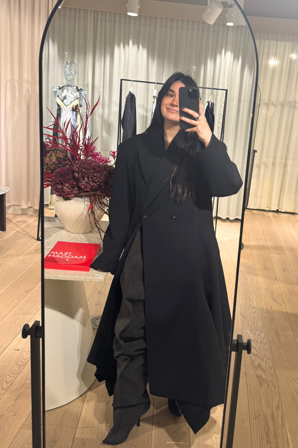 Sofia wearing H&amp;amp;M x Glenn Martens