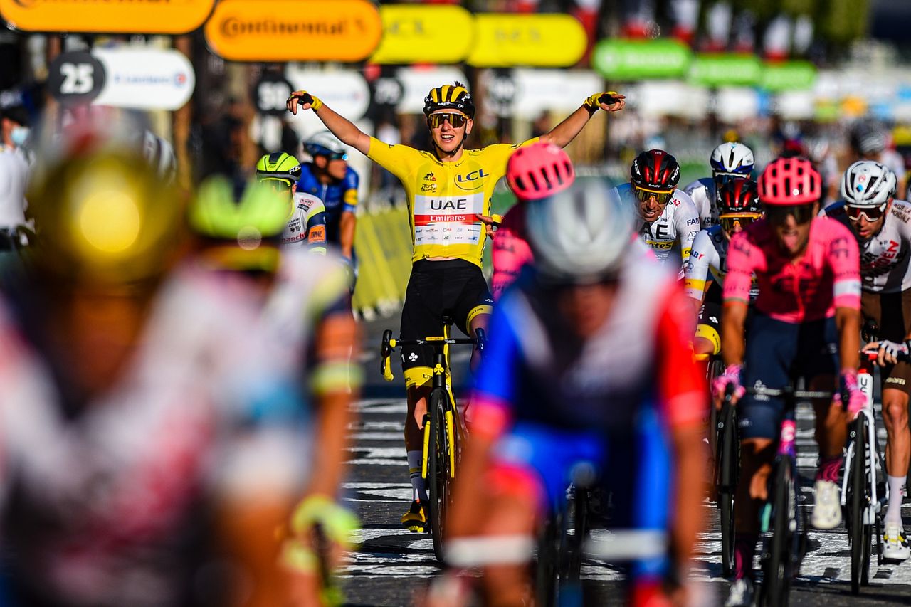 Tour de France 2021 108th Edition 21th stage Chatou Paris Champs Elysees 1084 km 18072021 Tadej Pogacar SLO UAE Team Emirates photo Dario BelingheriBettiniPhoto2021