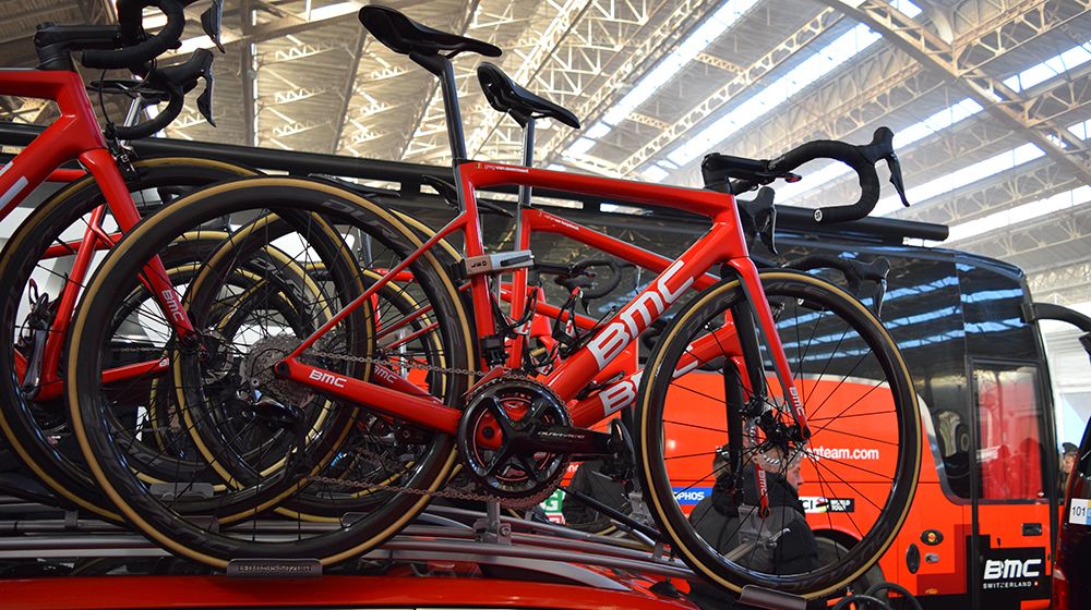 Greg Van Avermaet also had a disc-equipped machine as a spare bike