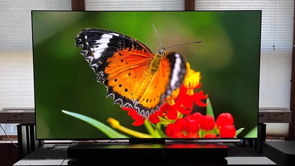 Image of the LG Class C3 Series OLED evo TV from TechRadar's review.