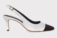 Hobbs Adie Slingback Kitten Heel Court Shoes | £139 ($179) | John Lewis &amp; Partners