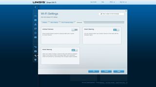 Linksys Atlas Max 6E wifi settings