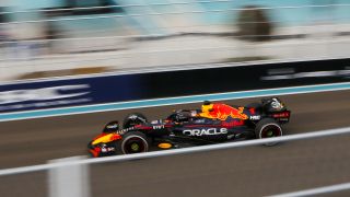 Max Verstappen från en livesändning från Spaniens Grand Prix