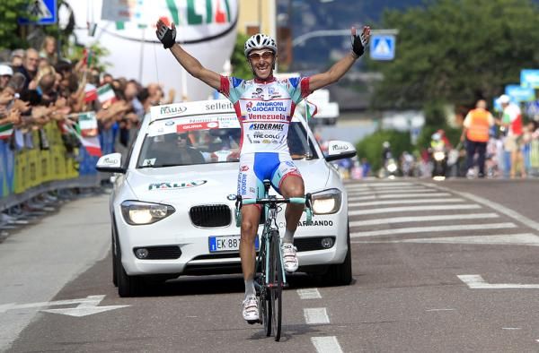 Franco Pellizotti (Androni Giocattoli) soloed to victory