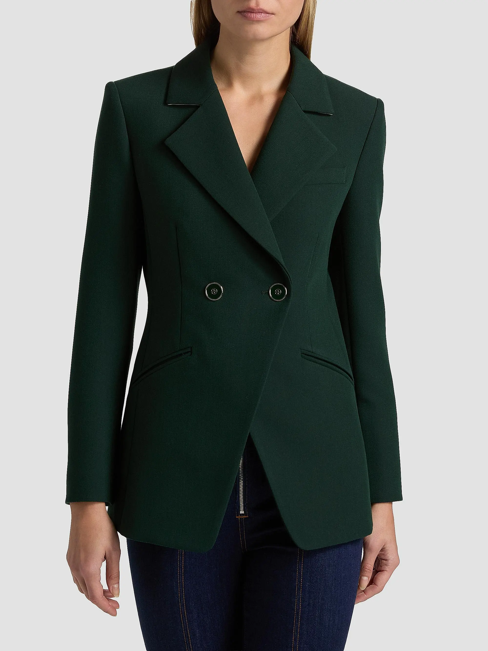 Amos Double-Breasted Dickey Jacket