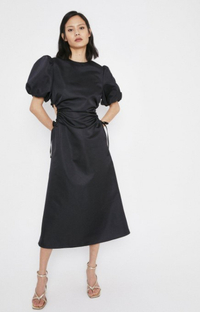 Warehouse, Satin Dress With Cut Outs, £55.20