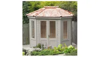 best summer house shed: Crane Small Summerhouse also works as a garden shed