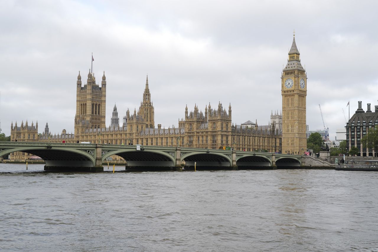 Big Ben from across the river Thames at 50mm of Leica Q3