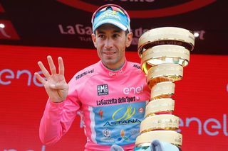 Vincenzo Nibali after winning the 2016 Giro d'Italia