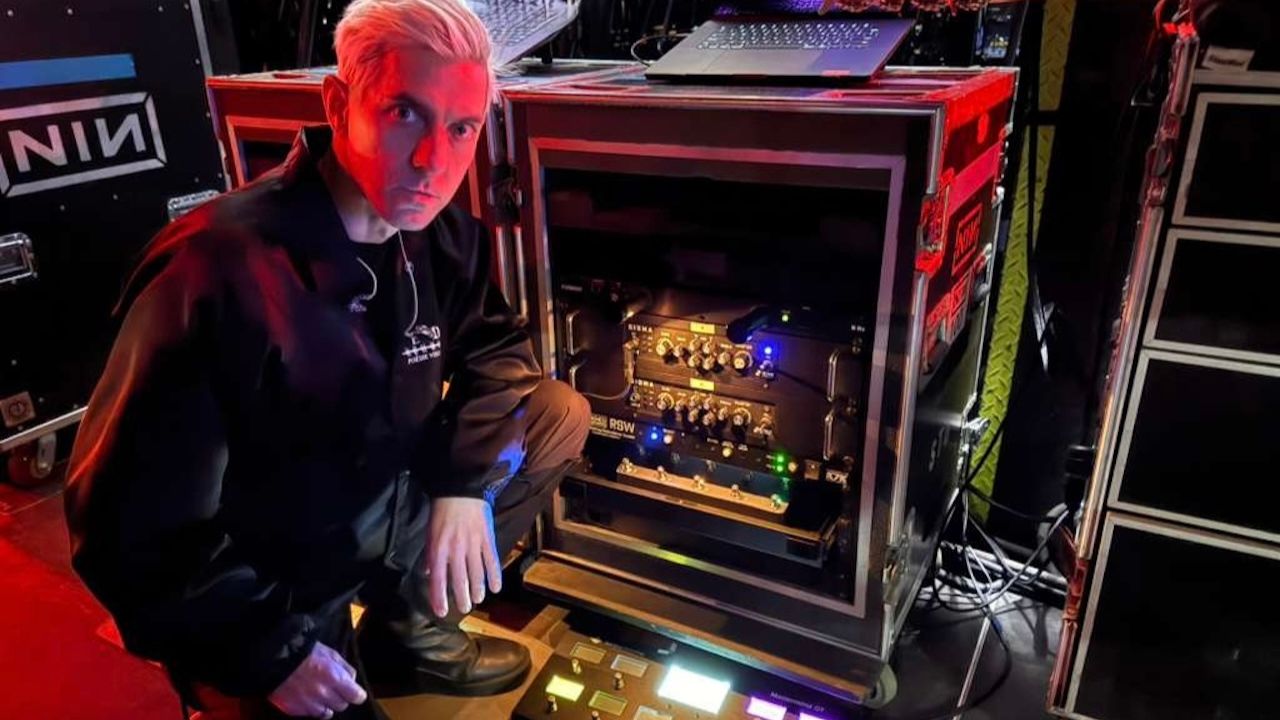 Stu Brooks bass rig with Nine Inch Nails