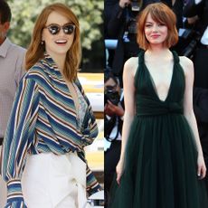 emma stone style evolution at the venice film festival