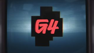 g4 logo on a tv