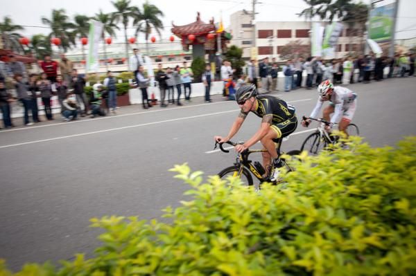 Lee Rodgers and Iranian national champion Abbas Saeiditanha insisted at the front