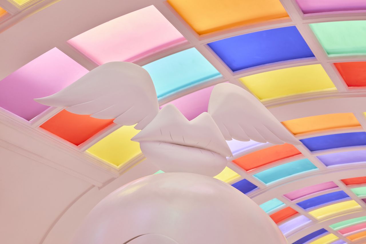 Interiors of sketch London on the occasion of the Dreamscapes exhibition
