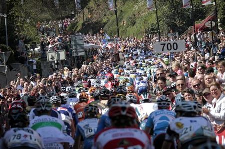Colour on the Cauberg at Amstel Gold Race