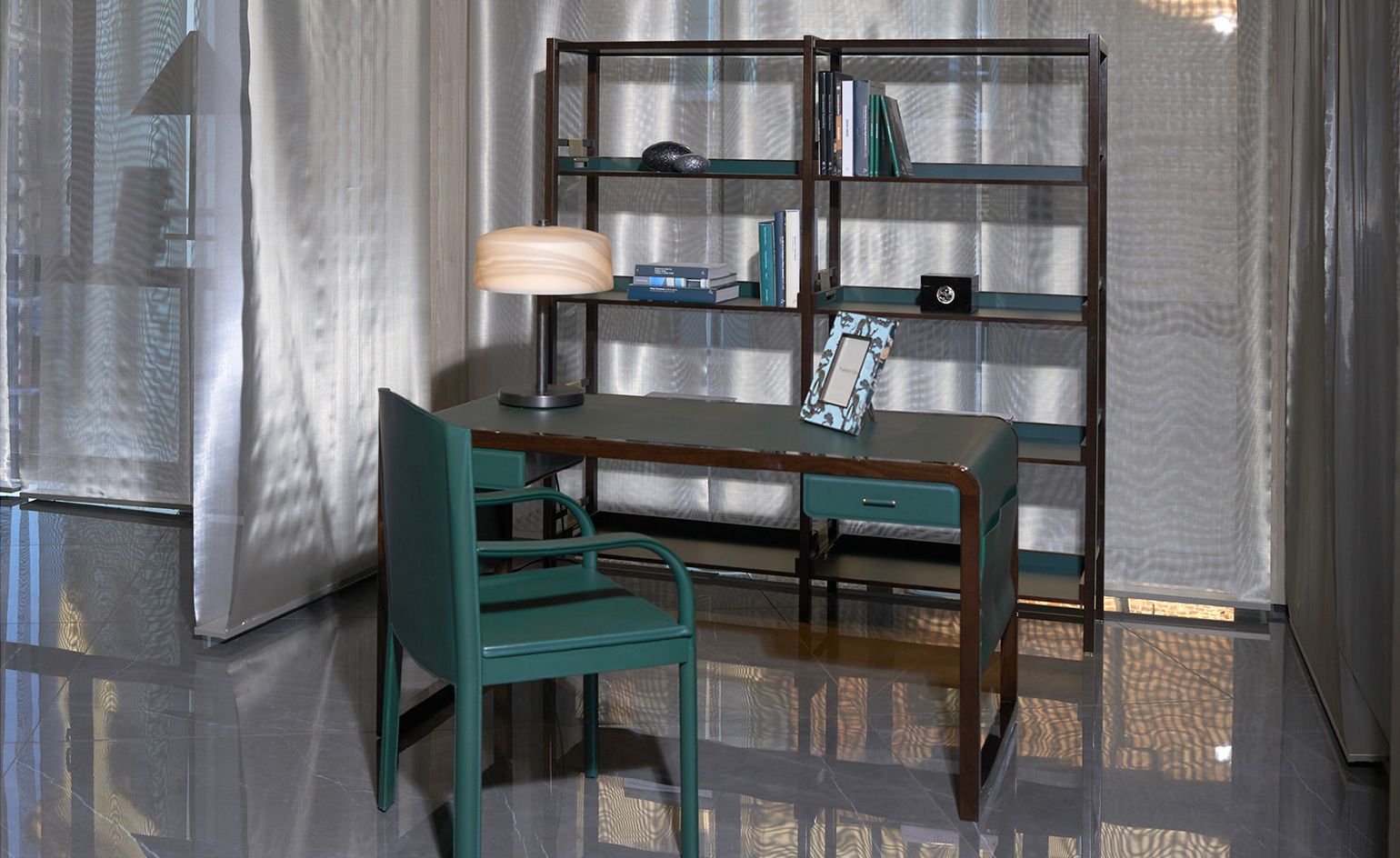 New Armani Casa showroom shot by Lukas Wassmann Wallpaper