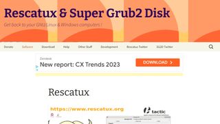 Website screenshot for Rescatux