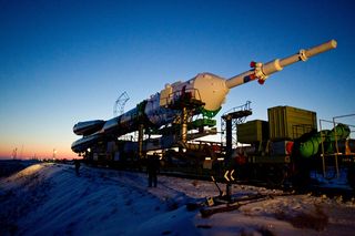 Expedition 30 Soyuz Rollout
