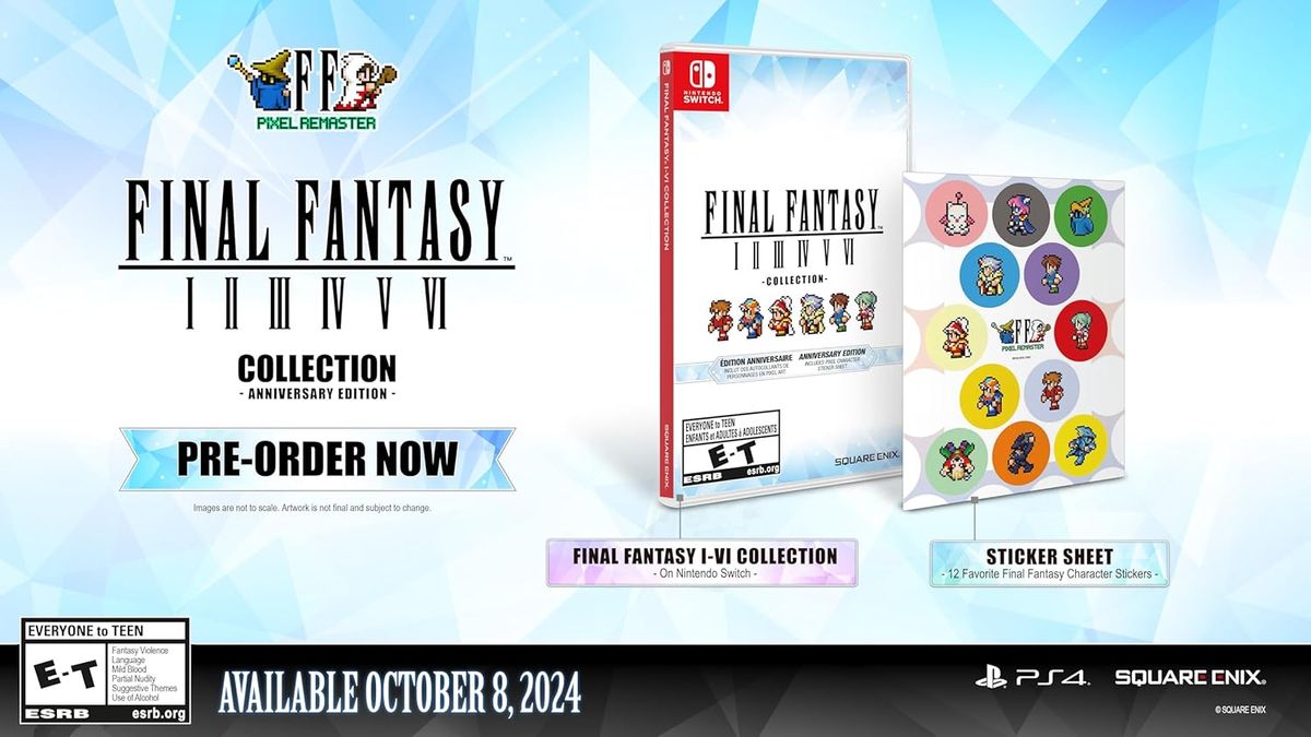 Final Fantasy 1-6 Collection Anniversary Edition pre-order guide: where ...