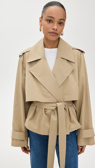 Joe's Jeans the Liz Cropped Trench Coat