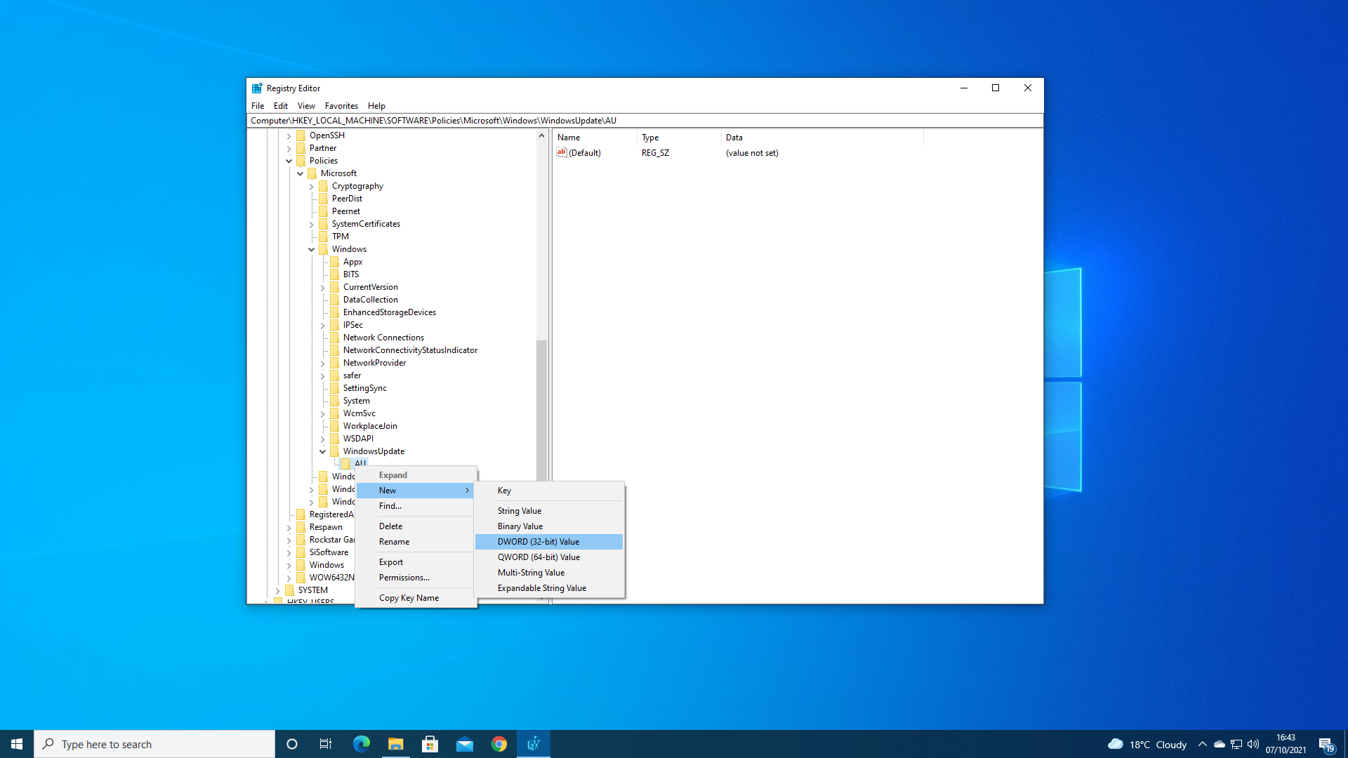 How to turn of Windows 10 Automatic updates