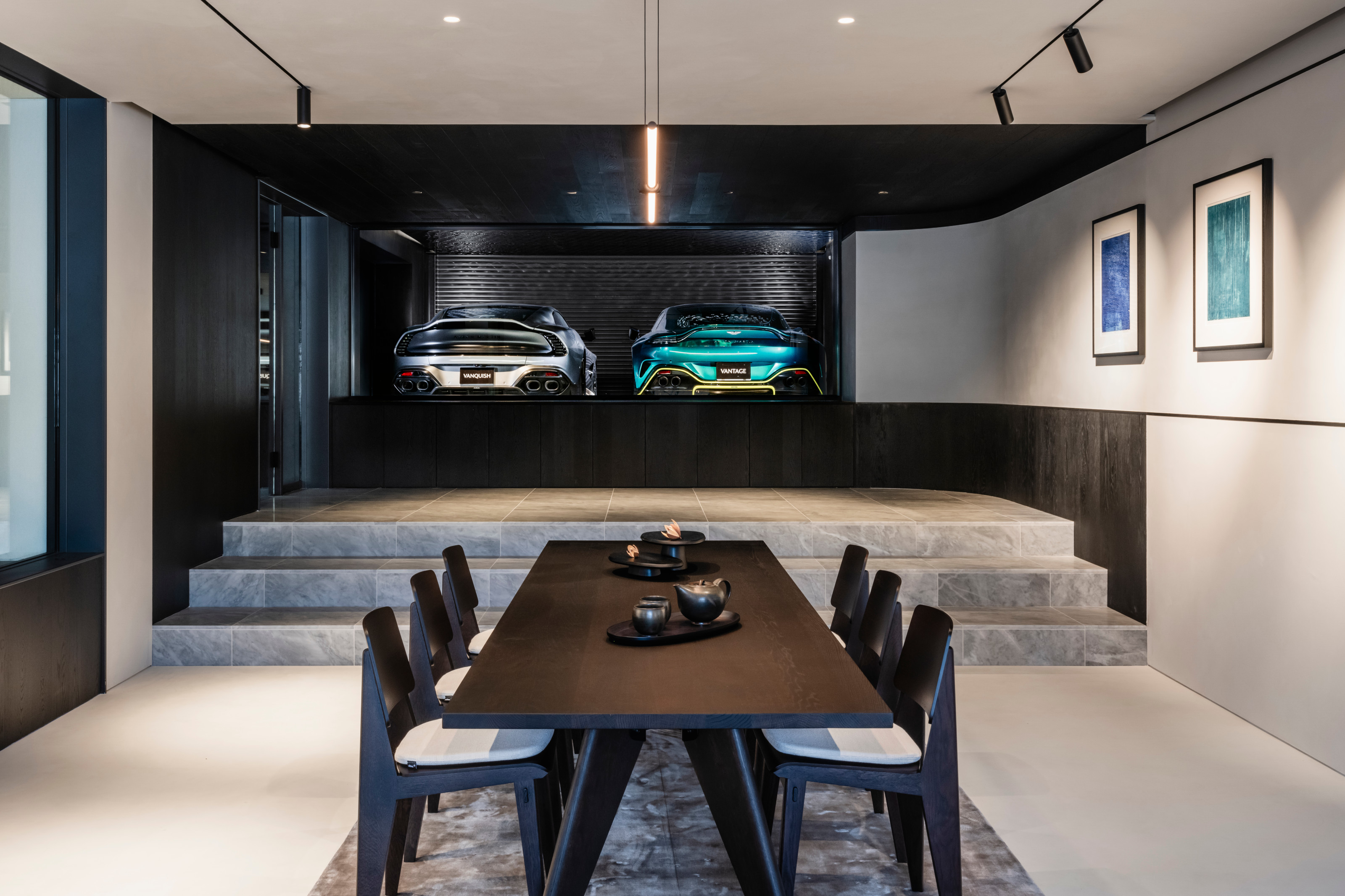 The automotive gallery seen from within
