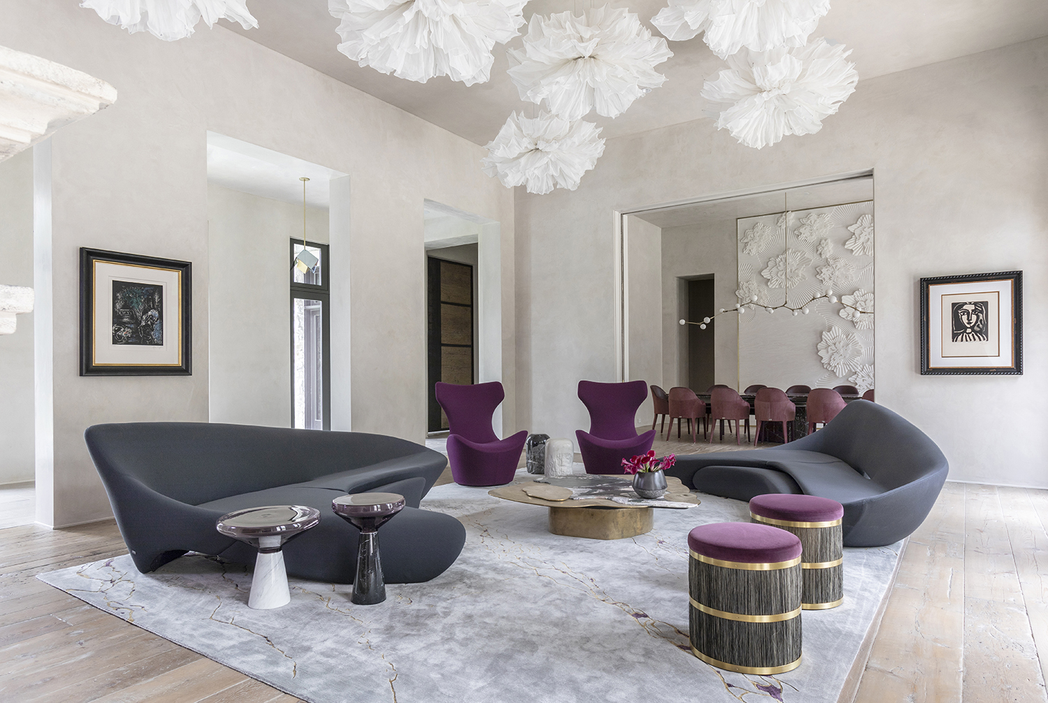 Luxe home decor ideas from a high end Houston house