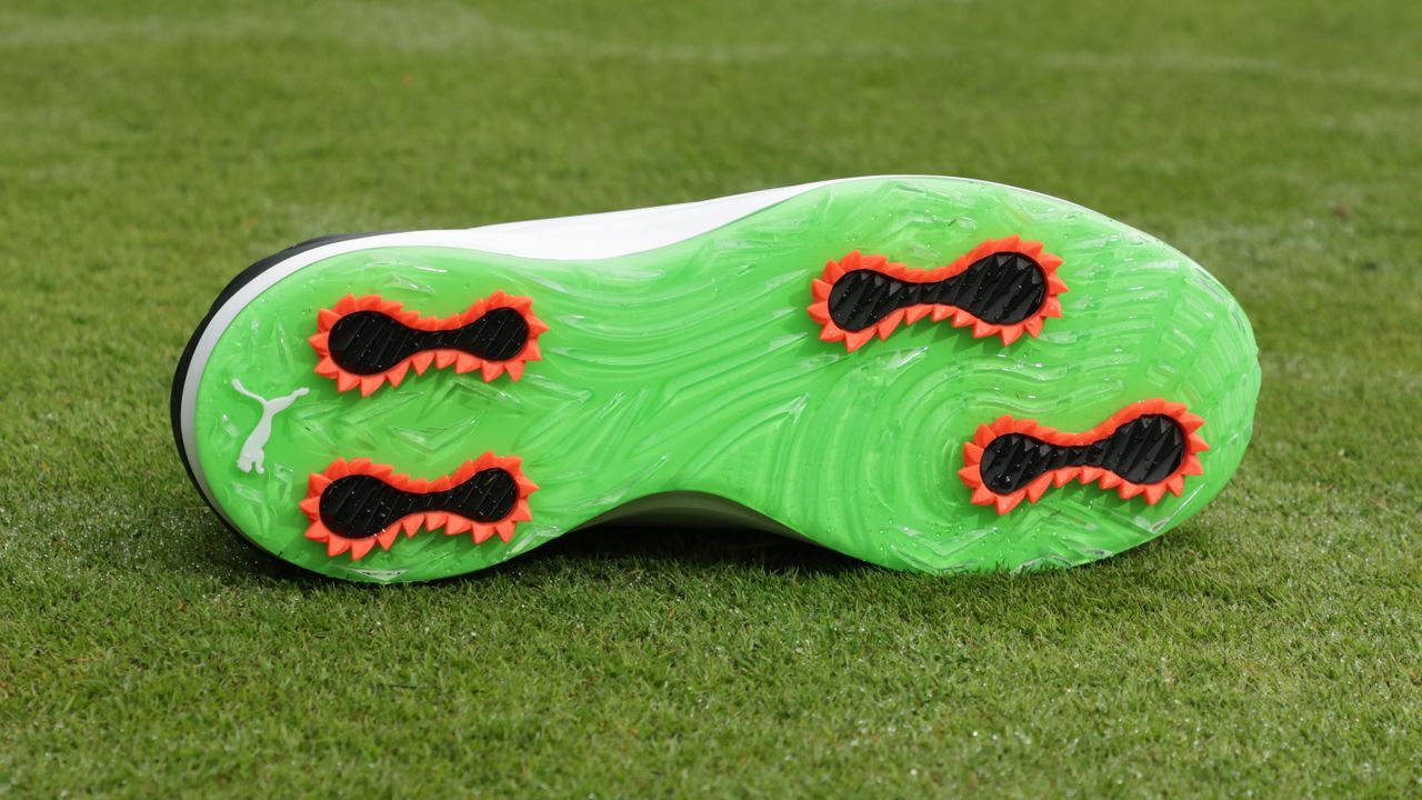 The outsole on the Puma Phantomcat Nitro golf shoe