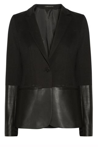 Theory Shinna Ponte And Leather Blazer, £355