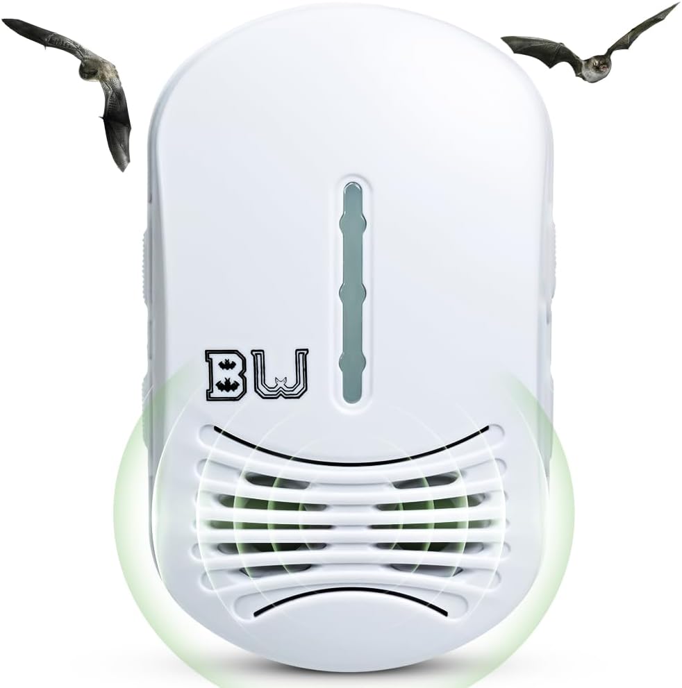 Bugwomp Beu-W Bat Expulsion Unit &amp;ndash; Equipped With Dynamic Repellent Technology Perfect for Superior Bat Control (stealth White Edition)
