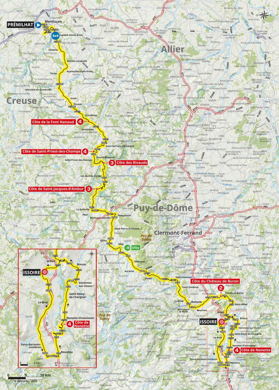 2025 Criterium du Dauphiné stage 2: map