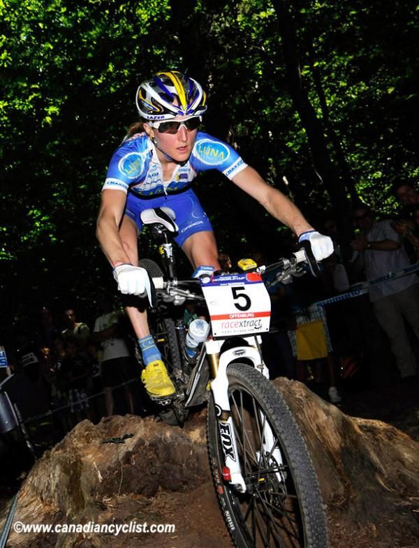 Catharine Pendrel (Luna Pro Team) at the Offenburg World Cup (Ger)