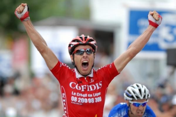 Micka&euml;l Buffaz wins the opening stage of the Tour de l'Ain.