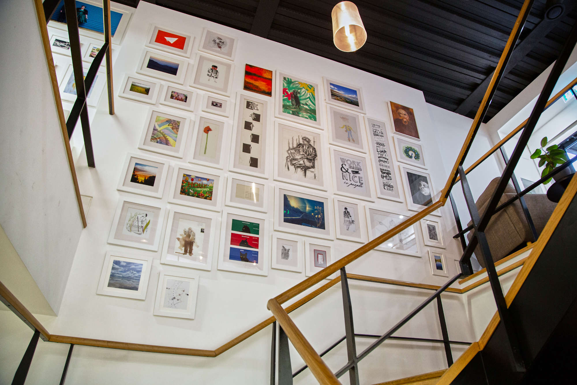 The WMH&amp;amp;I studio stairs