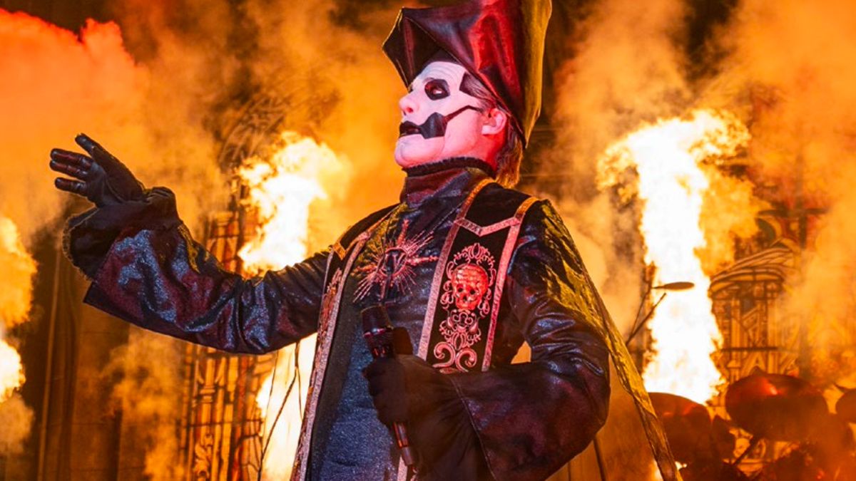 Ghost&#039;s Tobias Forge live on stage